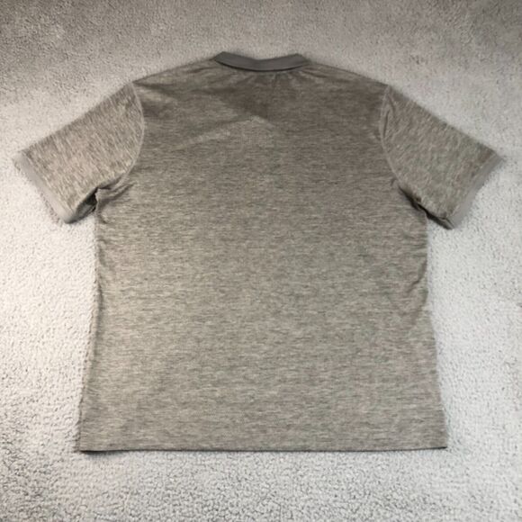 Eddie Bauer Shirt Men Extra Large Gray Polo FreeDry‎ Dadcore Golf Logo Gorpcore - Picture 7 of 9